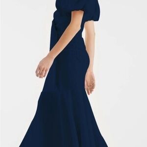 Sachin + Babi Navy Maxi Dress- Camila